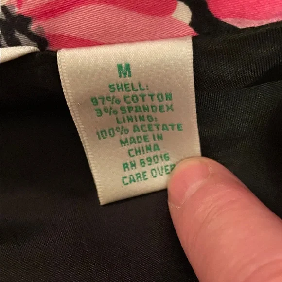 Laura Ashley Pink Floral Full Zip Jacket Size Medium - Picture 9 of 9